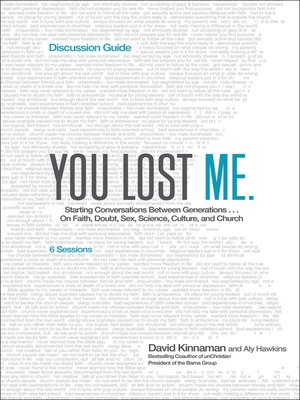 cover image of You Lost Me Discussion Guide